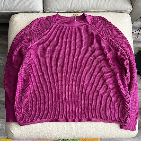 NWT - Fat Face Women’s Ribbed Knit Cotton Sweater - US 14/XL - Picture 4 of 11